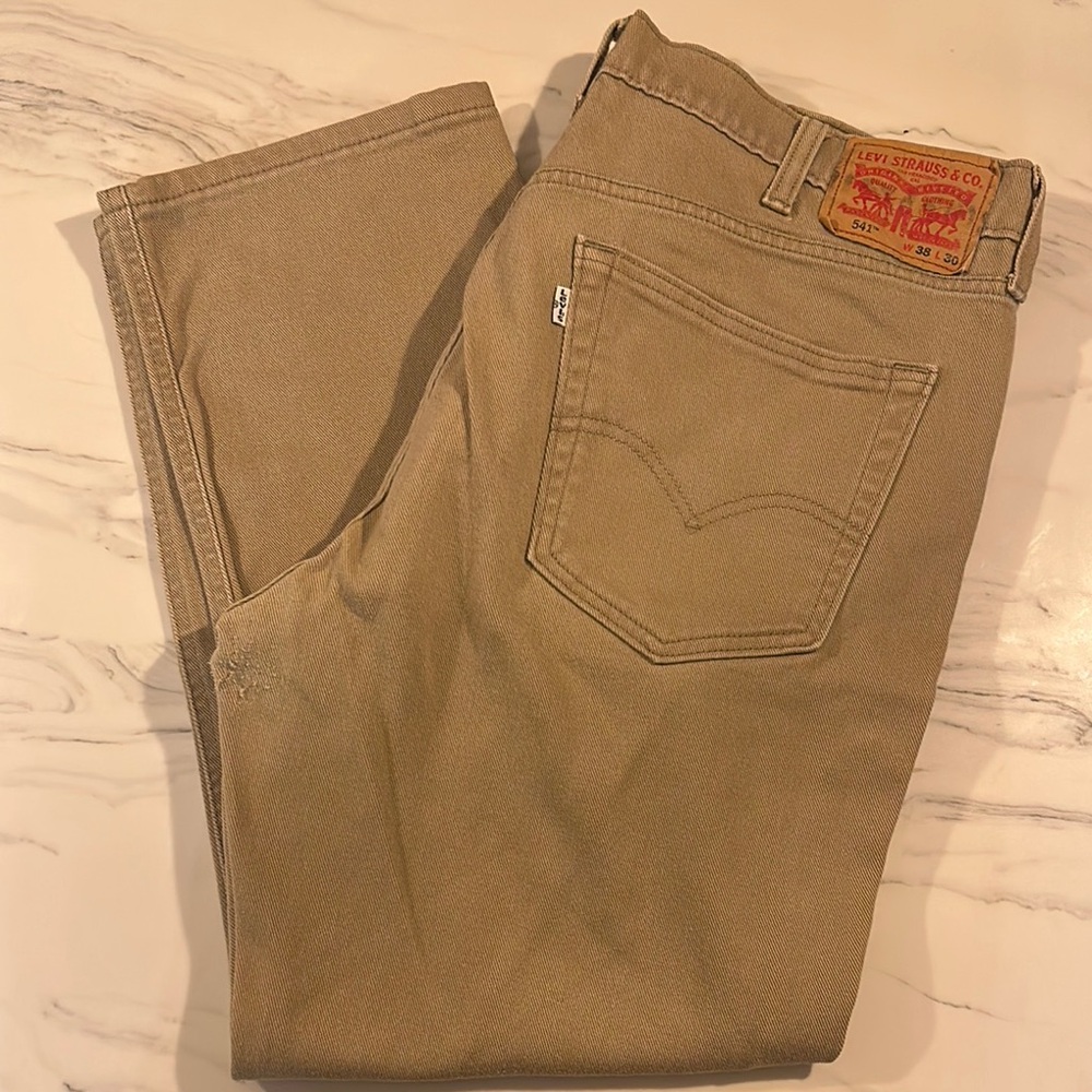Levi's Men's Tan Jeans 541 Athletic 38x30